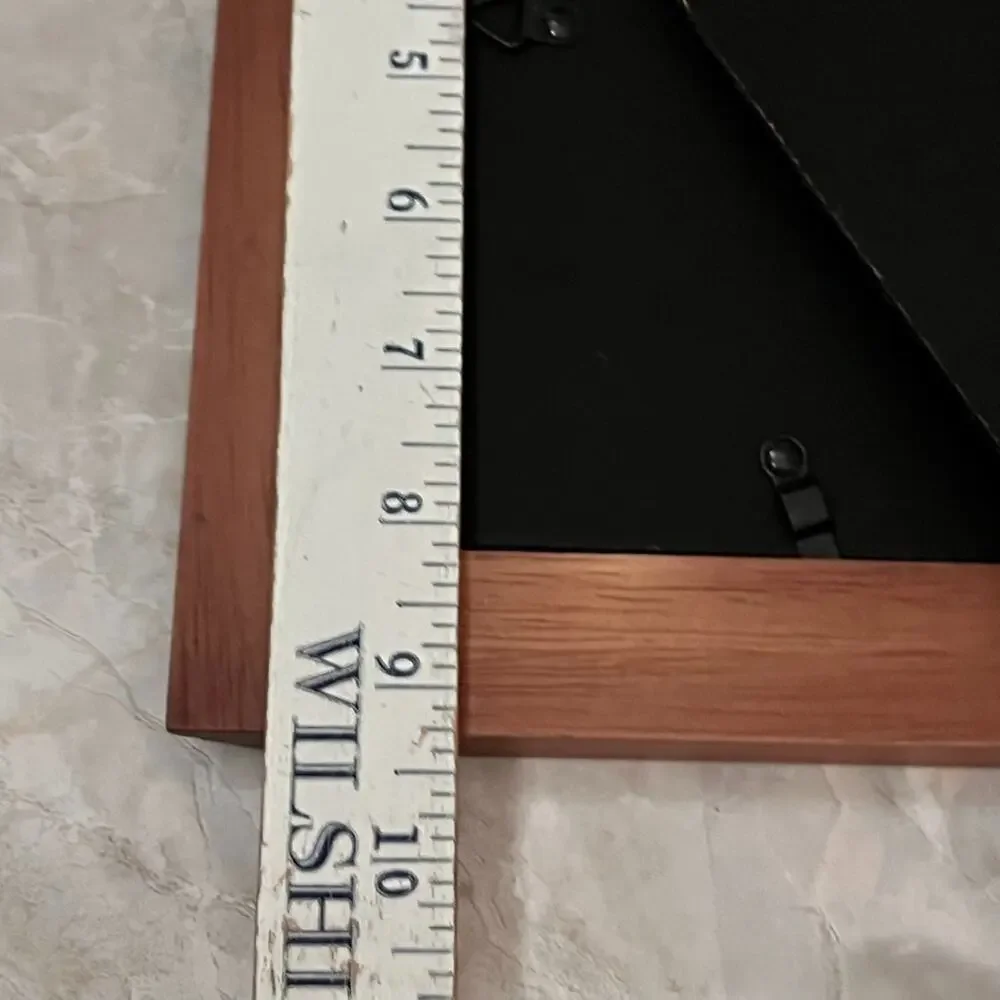 Rare Woods Picture Frame for 5x7 Photos Portrait Free Standing Brown Wood